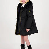 Coat With Hood And Faux Fur Girl ANGEL'S FACE PEPPA