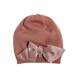 Cappello In Lana 100% Con Fiocco Neonata NINNAOH I23303F
