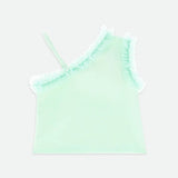 Top In Maglia Monospalla Con Tulle Bambina ANGEL'S FACE REESE