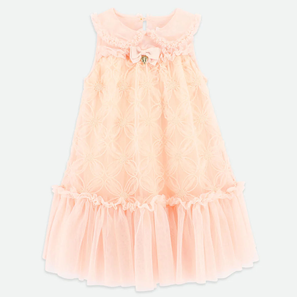 Abito Elegante Smanicato Stampa 3D Bambina ANGEL'S FACE RICARDA