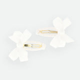 Set Di Due Fermagli Con Fiocco Bambina ANGEL'S FACE TWO