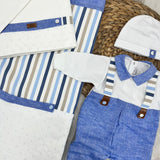 Corredino Nascita In Cotone Neonato LA SARTORIA DEI PICCOLI CORDLINO