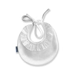 San Gallo Unisex-Baumwoll-Einzellätzchen mit Spitze BABIDU 645