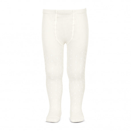 Perforierte Baumwollstrumpfhose von Perle für Neugeborene CONDOR 2565