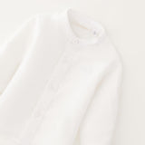 Camicia Manica Lunga Coreana In Misto Lino Neonata SARABANDA G603