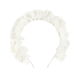 Cerchietto In Tulle Arricciato Neonata CONDOR 50959