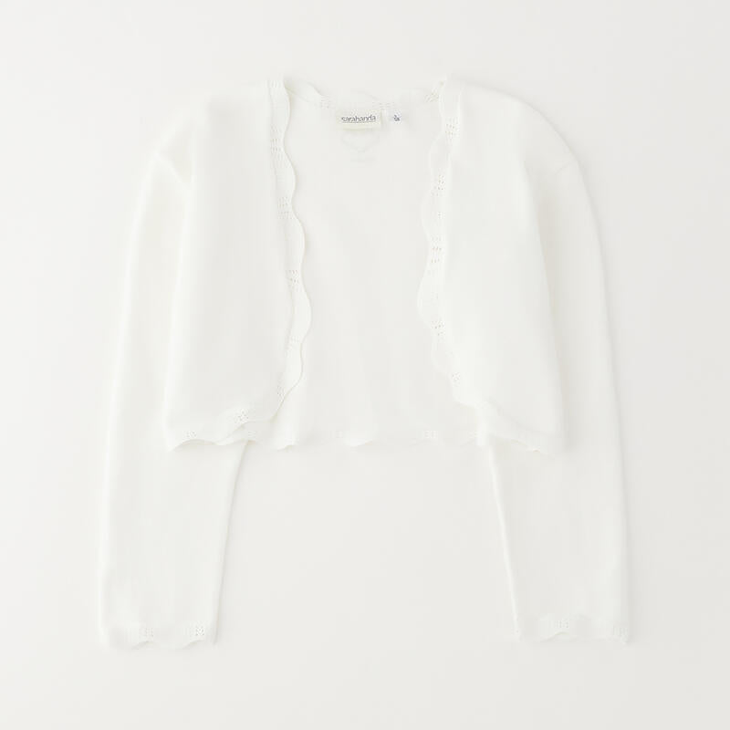 Coprispalle In Filo Di Cotone Neonata SARABANDA G445