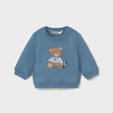 Felpa chiusa In caldo cotone azzurro Neonato Mayoral 2410