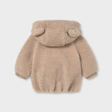Felpa Teddy Ecopelliccia orecchie Neonato/a Beige Mayoral 2408