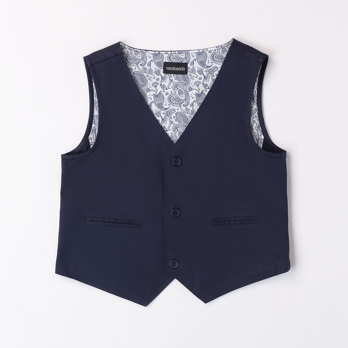 Panciotto Elegante In Cotone Bambino SARABANDA 8625