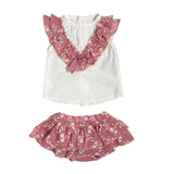 Completo Blusa Con Culotte In Cotone Bambina Valentina Bebes KTM4