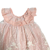Abito Smanicato Con Culotte In Tulle Rosa Bambina Valentina Bebes KTM3