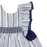 Ärmelloses Kleid aus Baumwolle für Babymädchen A&amp;J A&amp;J336