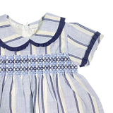 Halbärmliges Kleid aus Baumwolle für Babys, Mädchen, A&amp;J A&amp;J181