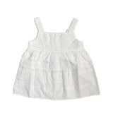 Top Con Bretelle In Pizzo San Gallo Bambina A&J A&J335