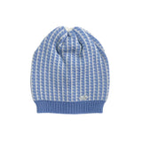 Cappello In Lana 100% Pied de Poule Neonato NINNAOH I23313F