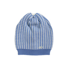Cappello In Lana 100% Pied de Poule Neonato NINNAOH I23313F