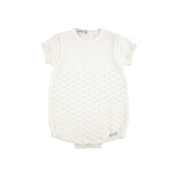 Pagliaccetto Mezza Manica Traforato In Filo Di Cotone Neonato/a CONDOR 55901