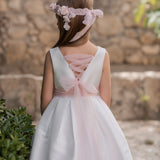 Abito In Mikado Cerimonia Bianco Bambina MIMILU' 1213