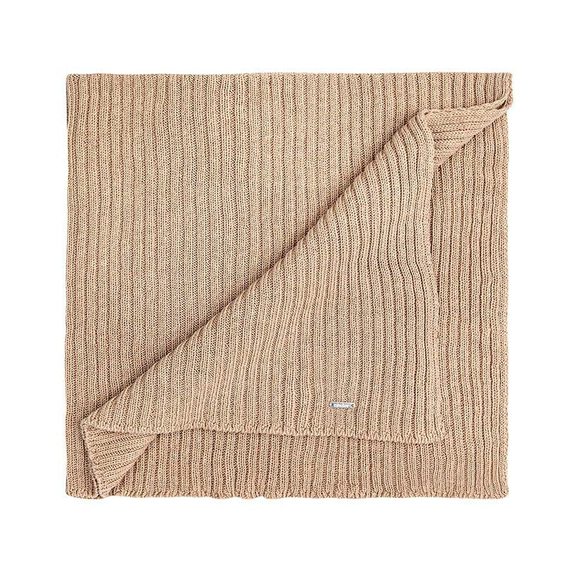 Warme Schaldecke aus gerippter Baumwolle für Babys und Mädchen CONDOR 55712