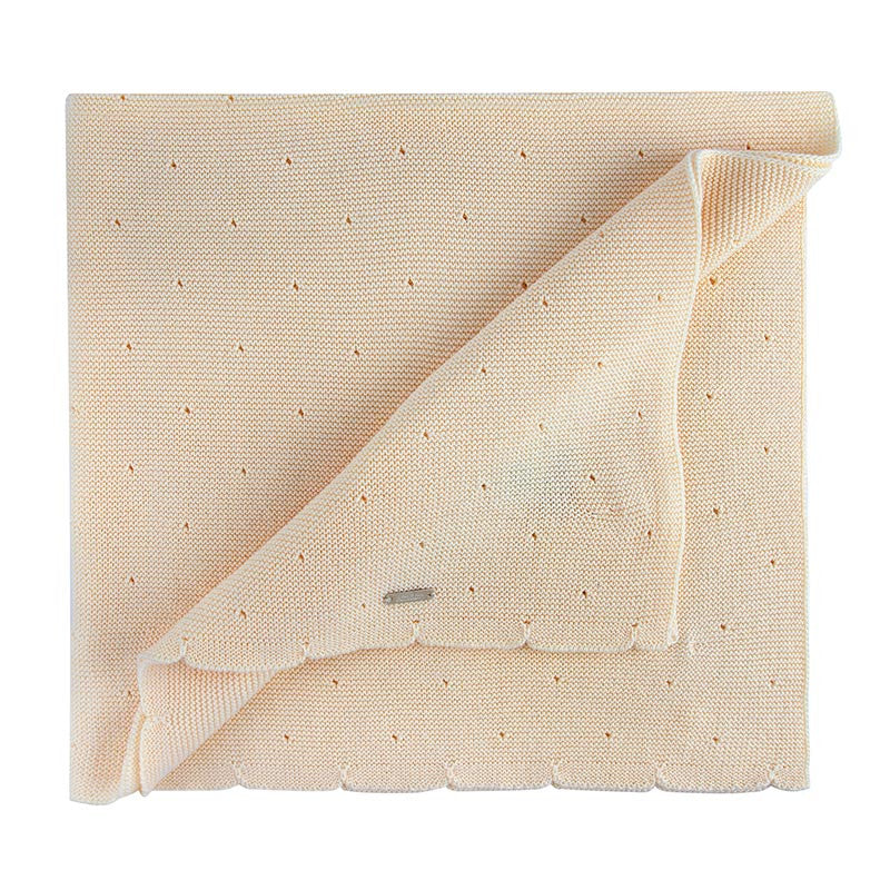 Scialle Traforato A Punto Links In Filo Di Cotone Neonato/a CONDOR 55711