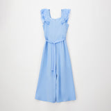 Tuta Elegate In Crepe Con Rouches Bambina SARABANDA G448