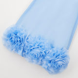 Abito Smanicato Elegante Con Fiori Bambina SARABANDA G452