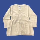 Cardigan in Misto Lana Beige Bambina Sarabanda H264 - SARABANDA - LuxuryKids