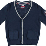 Cardigan In Misto Lana Blu Bambino Sarabanda K106 - SARABANDA - LuxuryKids