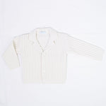 Cardigan In Misto Lana Panna Neonato Manuell&Frank MF4111I - MANUELL&FRANK - LuxuryKids