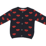 Cardigan Misto Lana Blu Bambina Dr. Kids 423 - DR.KID - LuxuryKids