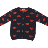 Cardigan Misto Lana Blu Bambina Dr. Kids 423 - DR.KID - LuxuryKids