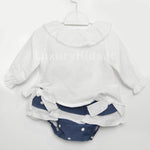 Completo  con culotte Neonata Bianco FINA EJERIQUE O18A1214 - Fina Ejerique - LuxuryKids