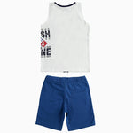 Completo 100% cotone canotta e pantalone corto 100% cotone Bambino Sarabanda J717 - SARABANDA - LuxuryKids