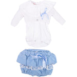 Completo 3 Pezzi Con Culotte Azzurra Neonata ALEXIA AL2060I - ALEXIA - LuxuryKids