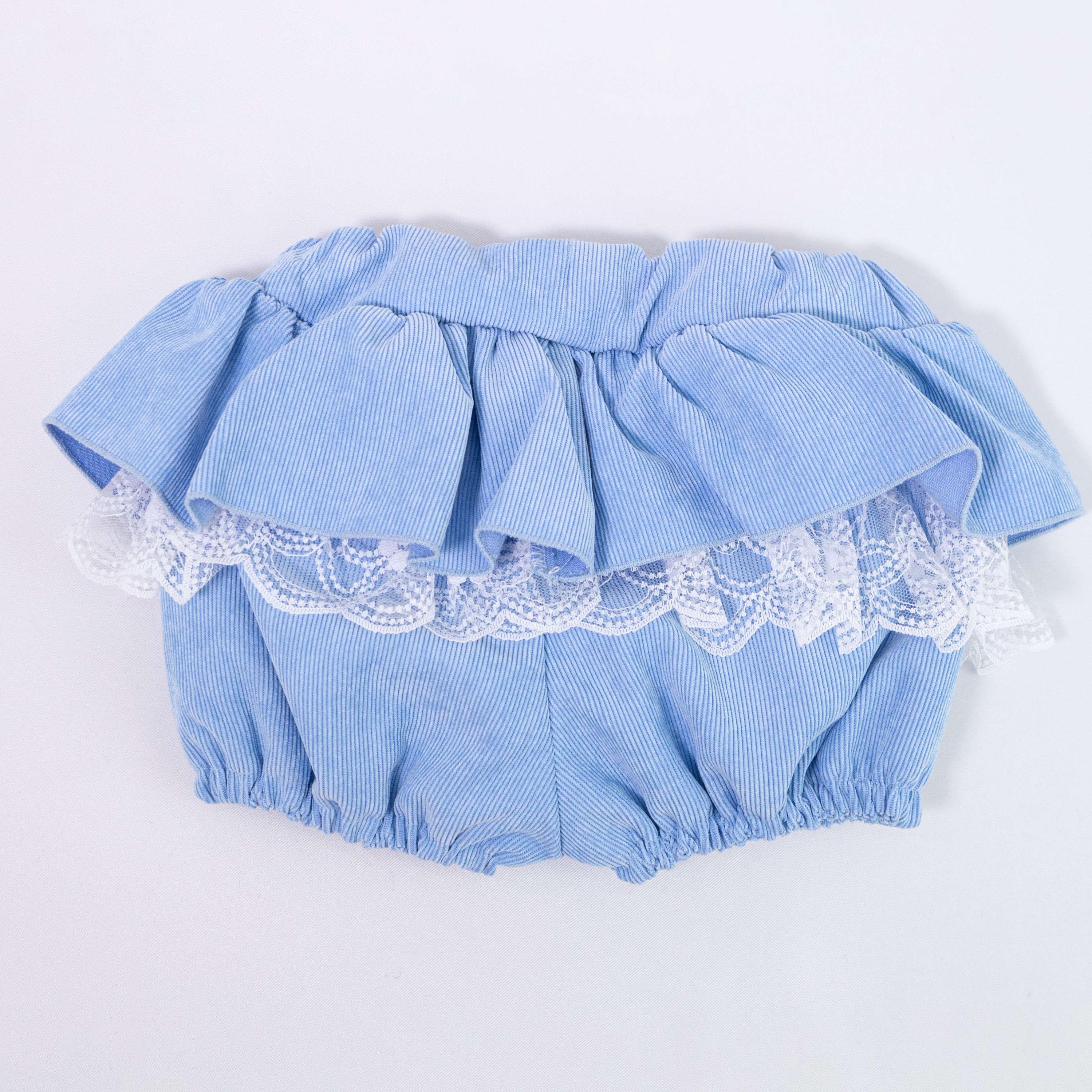 Completo 3 Pezzi Con Culotte Azzurra Neonata ALEXIA AL2060I - ALEXIA - LuxuryKids