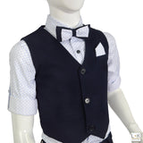 Completo 4 Pezzi Elegante Bambino Blu Bufi M10065Y1 - BUFI - LuxuryKids