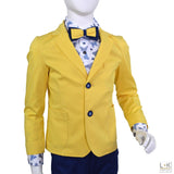 Completo 5 Pezzi Elegante Bambino Giallo Senape Bufi M10048G1 - BUFI - LuxuryKids