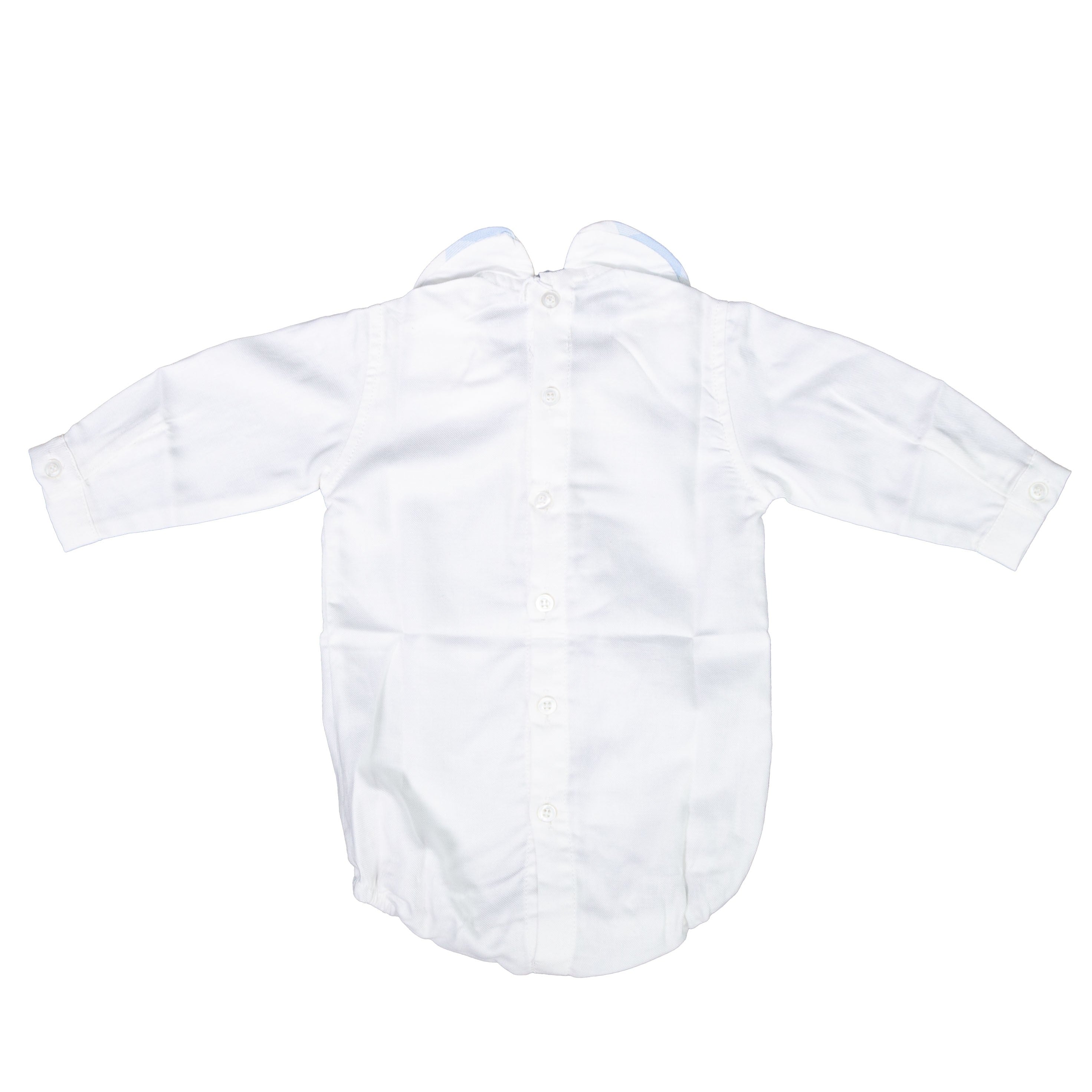 Completo Camicia Body Pagliaccetto Celeste Neonato Manuell&Frank MF2142I - MANUELL&FRANK - LuxuryKids