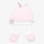 Completo Cappello E Manopole In Cotone Per Neonati Mayoral 9677 - MAYORAL - LuxuryKids