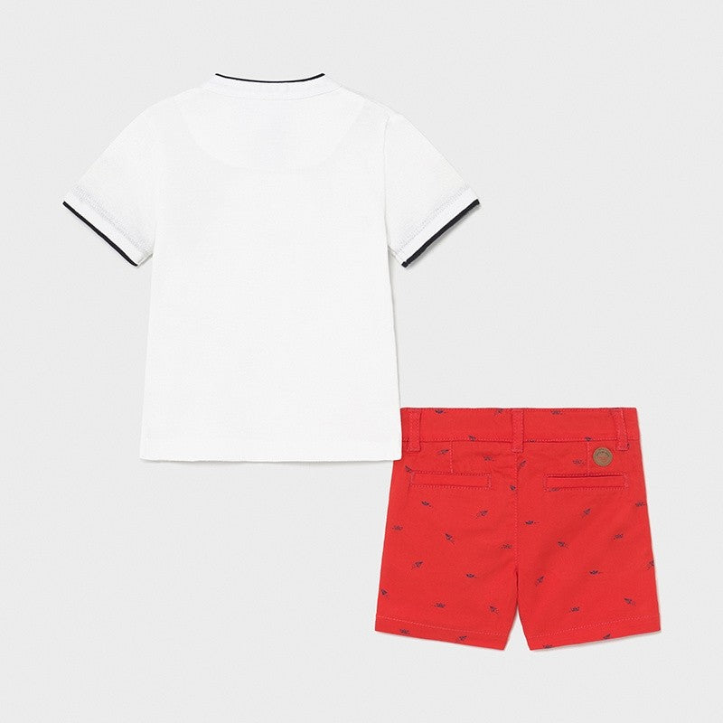 Completo Con Bermuda E Polo Coreana Neonato MAYORAL 1253 - MAYORAL - LuxuryKids