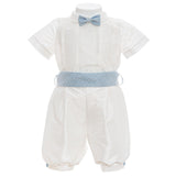 Completo Corto Elegante Cerimonia Bianco Bambino PONTO PER PONTO 5673 - PONTO POR PONTO - LuxuryKids