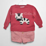 Completo elegante Neonato rosso FINA EJERIQUE O18B46H05 - Fina Ejerique - LuxuryKids