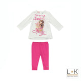 Completo Maxi Maglia con Leggins Neonata Sarabanda Q720 - SARABANDA - LuxuryKids