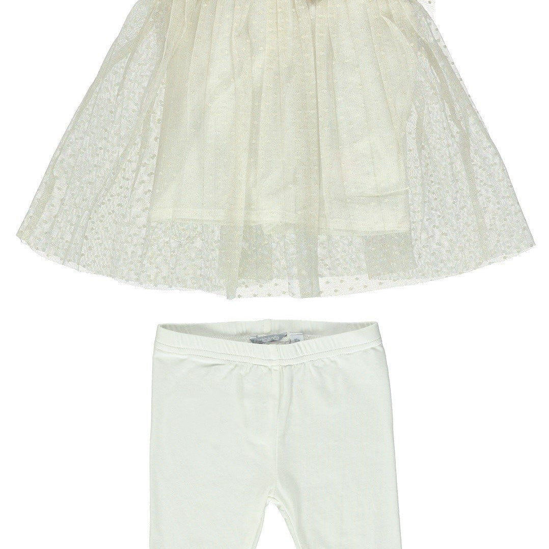 Completo Maxi Maglia con Leggins Neonata Sarabanda U580 - SARABANDA - LuxuryKids