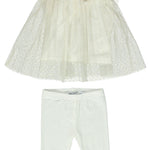 Completo Maxi Maglia con Leggins Neonata Sarabanda U580 - SARABANDA - LuxuryKids