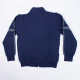 Completo Tuta Felpata Con Zip Blu Bambina SARABANDA D831 - SARABANDA - LuxuryKids