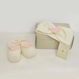 Confezione Regalo Con Calzini Scarpetta E Fascia Neonata Story Loris 21123 - STORY LORIS - LuxuryKids