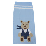 Coperta Corredino In Filo di Cotone Con Orsetto Neonato Celeste A&J 145 - A&J - LuxuryKids