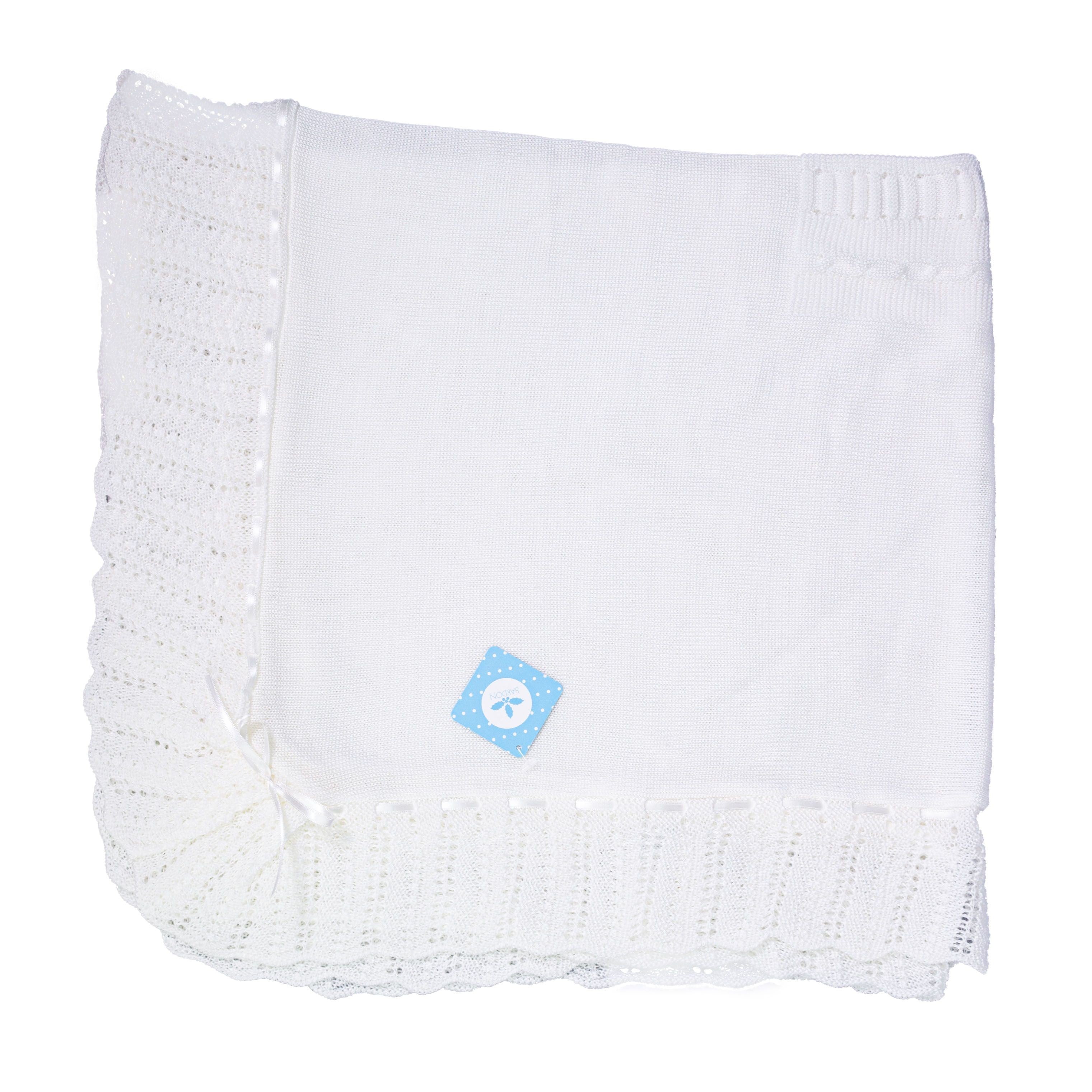 Coperta Corredino In Tessuto Anallergico Rosa e Panna Neonati SARDON AM700 - SARDON - LuxuryKids